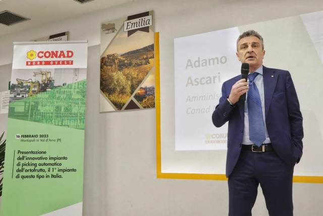 Technoretail - Conad Nord Ovest inaugura il primo impianto di picking automatico dell’ortofrutta 