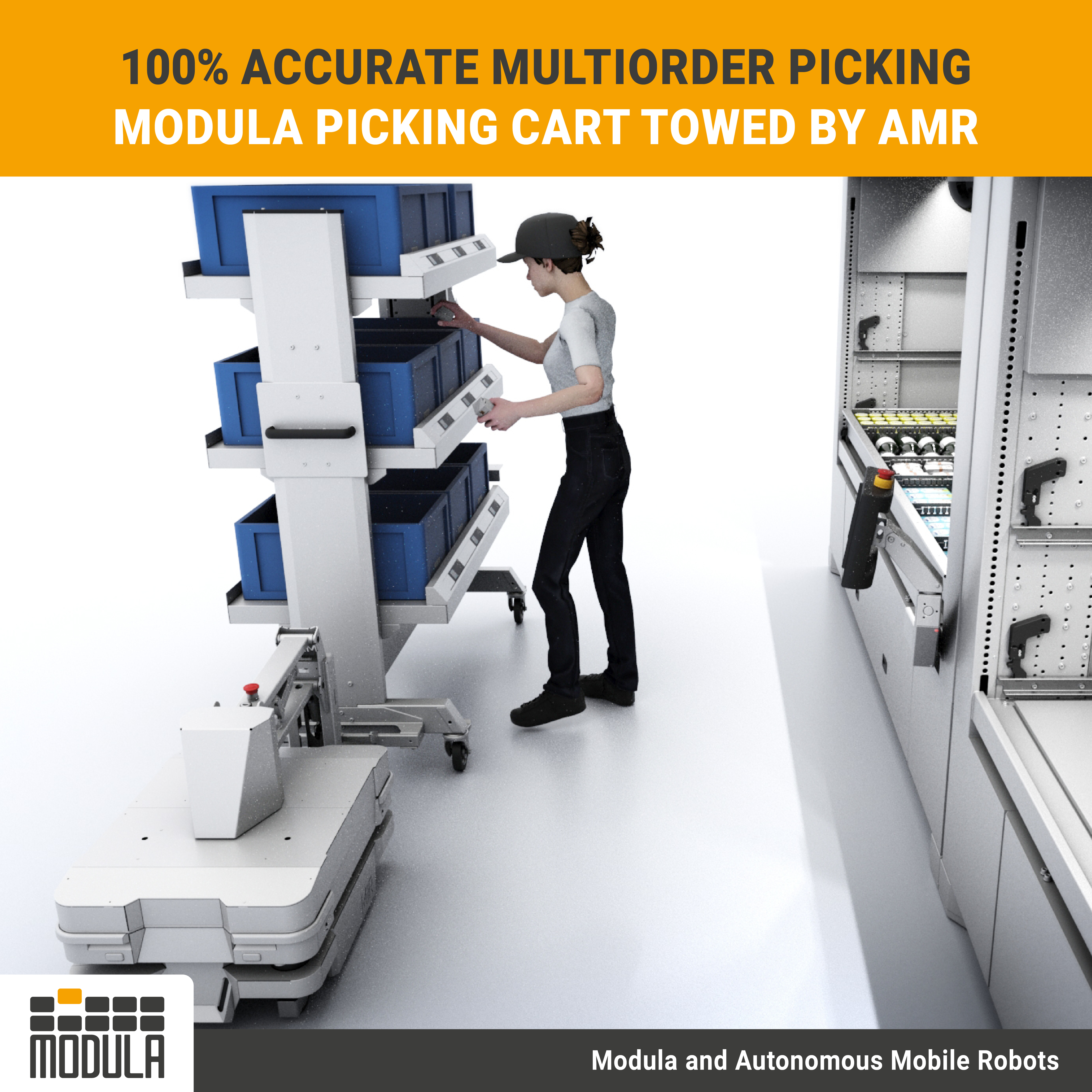 Technoretail - Da MiR e Modula una soluzione completamente automatizzata per la movimentazione dei materiali 