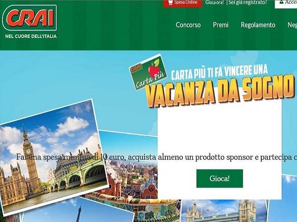 Technoretail - Attivato il nuovo concorso on line di CRAI  Technoretail - Attivato il nuovo concorso on line di CRAI