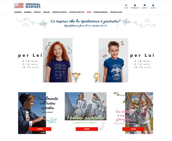 Technoretail - Debutta il progetto di multicanalità di Original Marines in Italia 