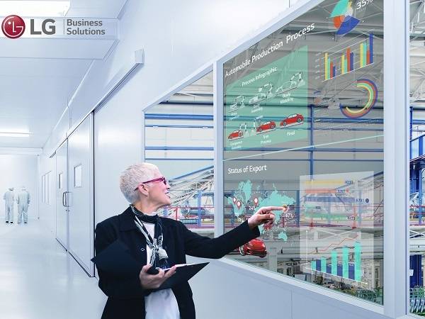 Technoretail - Digital Signage: LG Electronics lancia Oled Transparent Touch 