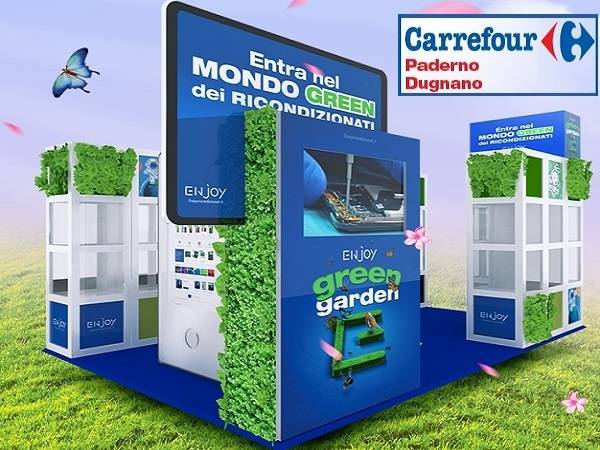 Technoretail - Tecnologia ricondizionata: i prodotti ecosostenibili Enjoy Garden sbarcano in Carrefour Italia 