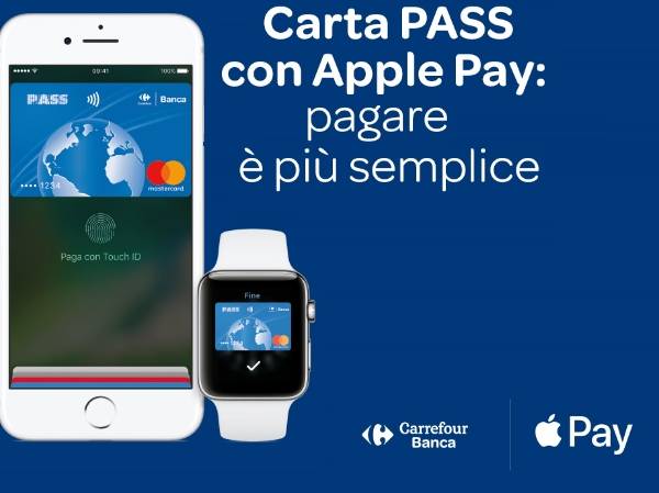 Technoretail - Carrefour Italia adotta il sistema di pagamento Apple Pay 