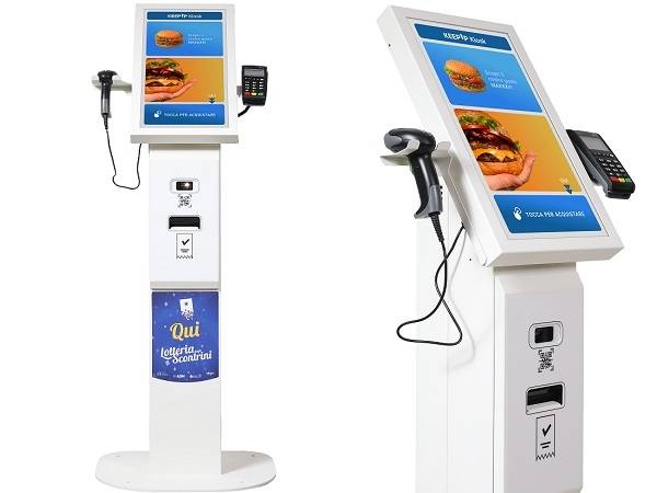 Technoretail - Custom lancia Mate Up, il self-order kiosk per i punti vendita del retail 