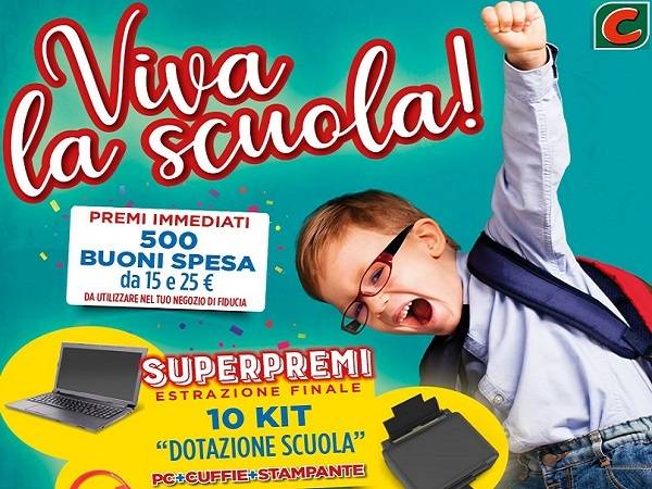 Technoretail - Lanciato il nuovo concorso on line “Viva la scuola” dalle insegne drugstore del Gruppo CRAI 