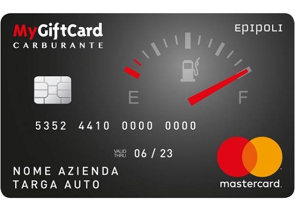 Technoretail - Lanciata da Epipoli la nuova carta ricaricabile MyGiftCard Carburante 