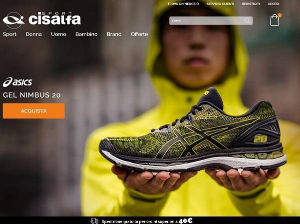 Technoretail - Attivata da Cisalfa Sport la nuova piattaforma di e-commerce 