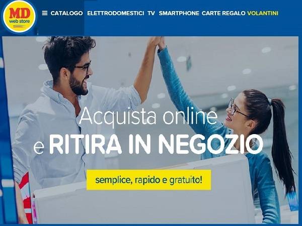 Technoretail - MD aggiunge il servizio click and collect al proprio e-commerce 