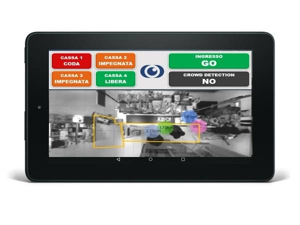 Technoretail - Lanciato da Visionarea il contapersone per la gestione ingressi e il distanziamento sociale 