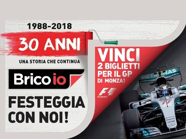 Technoretail - Brico io festeggia i 30 anni con promozioni e un concorso 