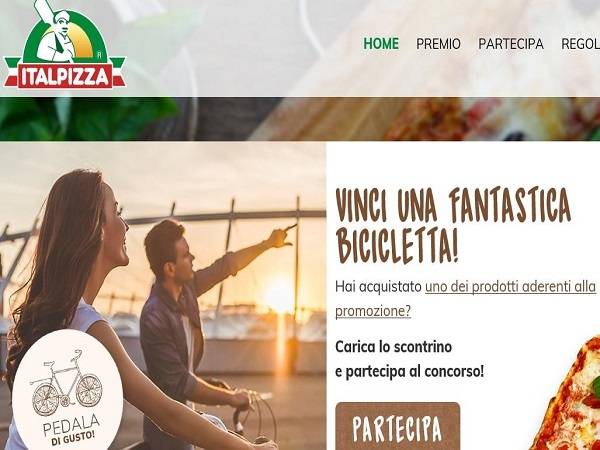 Technoretail - Partito il concorso on line organizzato da Italpizza “Pedala di gusto” 
