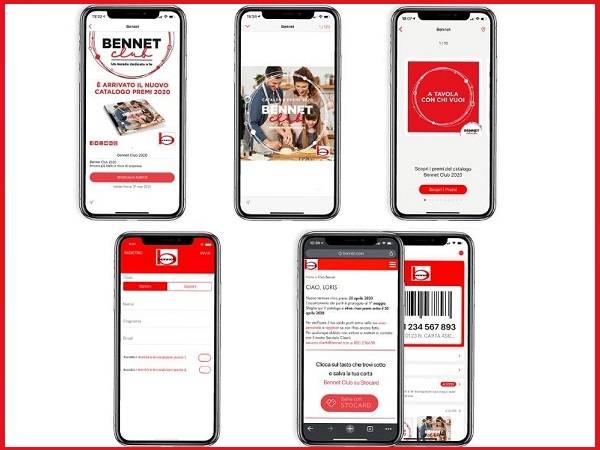 Technoretail - Partnership tra Bennet e Stocard per un ampio progetto di customer engagement and loyalty 
