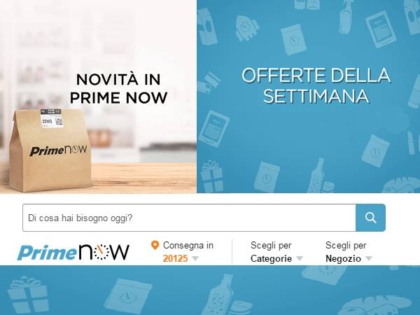 Technoretail - Amazon Prime Now diventa disponibile su desktop 