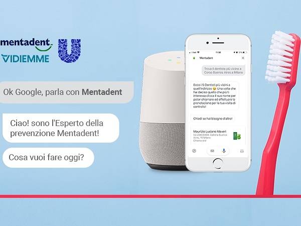 Technoretail - Per Mentadent, realizzate da Vidiemme due Action on Google per consigli a casa e presso gli store 