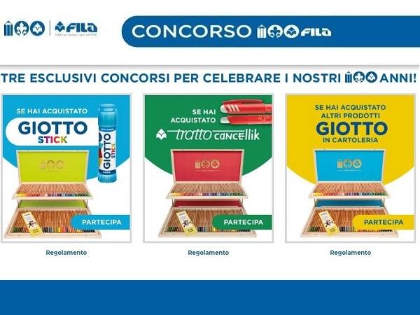 Technoretail - F.I.L.A. celebra il suo centenario con un concorso on line 