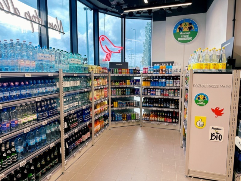 Technoretail - Auchan apre il suo primo negozio completamente self-service in Polonia 