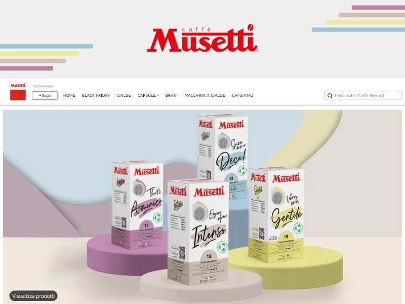 Technoretail - Caffè Musetti si affida a X-Port per crescere su Amazon 