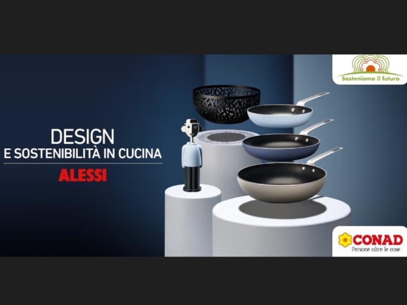 Technoretail - Conad e Alessi per una collezione premi made in Italy e sostenibile 