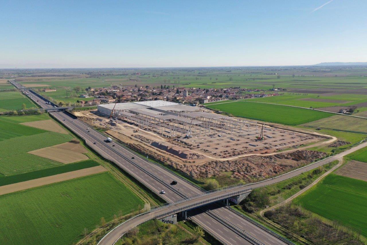 Technoretail - Garbe Industrial Real Estate Italy: continuano i lavori di realizzazione del parco logistico Silvano Pietra  