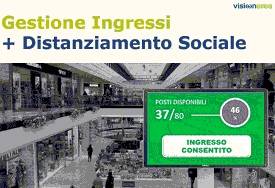 Technoretail - Lanciato da Visionarea il contapersone per la gestione ingressi e il distanziamento sociale 