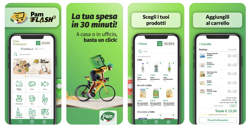 Technoretail - La spesa "Flash" di Pam Panorama prende il via da Bologna 