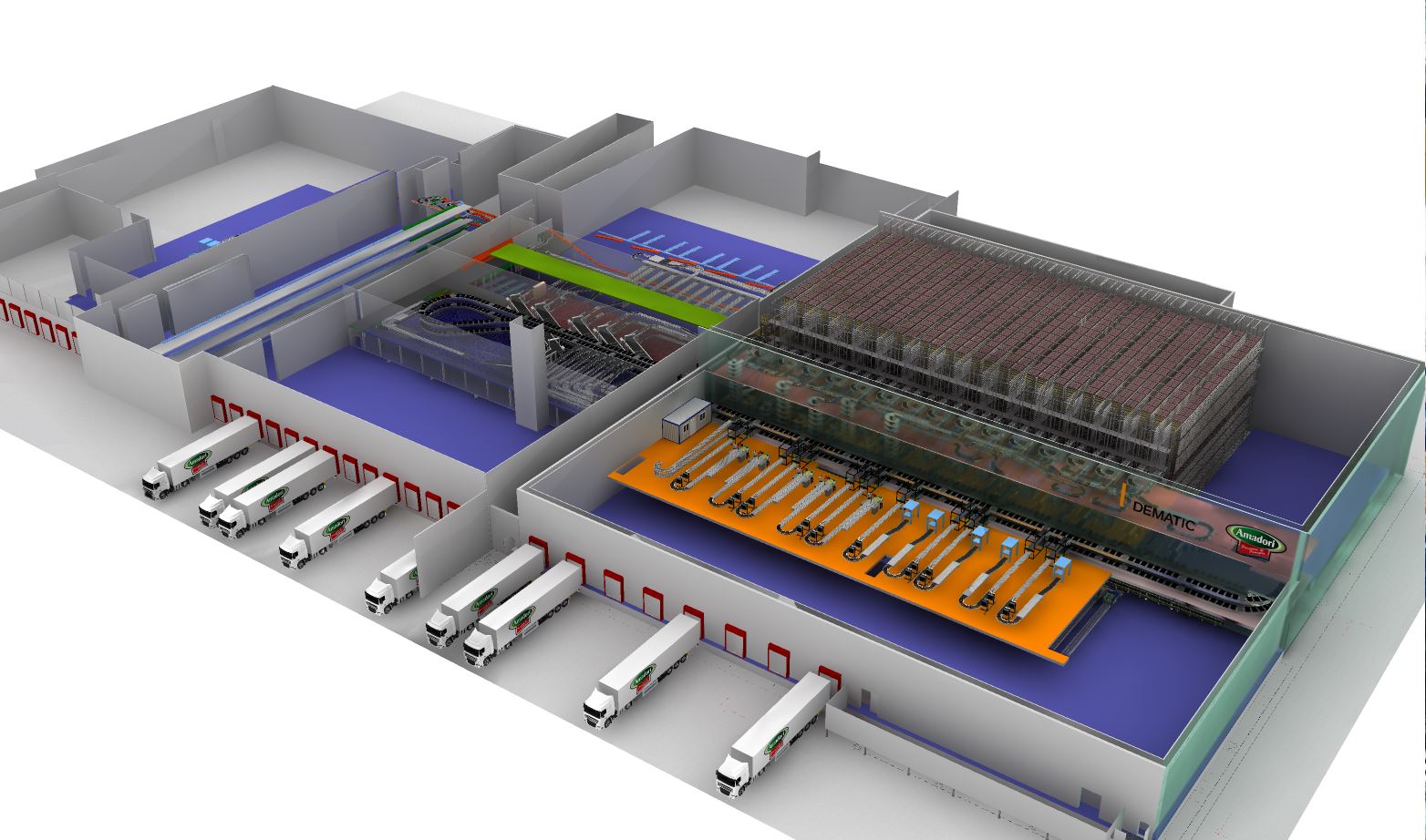 Technoretail - Un nuovo polo logistico automatizzato e collegato con gli altri stabilimenti per Amadori 