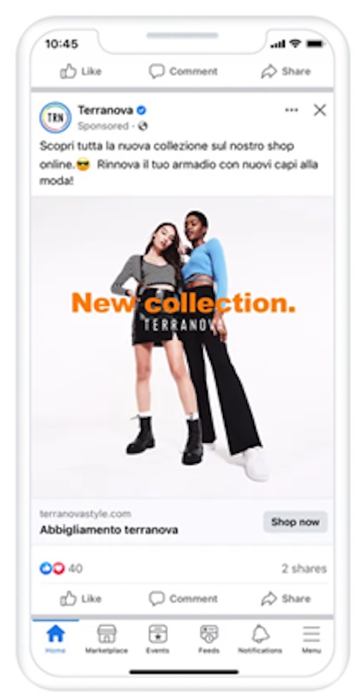 Technoretail - L'Intelligenza Artificiale di Meta fa crescere le vendite online di Terranova 