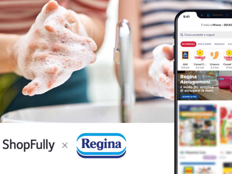 Technoretail - Sofidel spinge le vendite di Regina con la tecnologia di ShopFully 