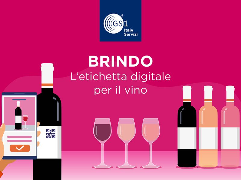 Technoretail - Vino: addio alle vecchie etichette, arrivano quelle digitali di Brindo 