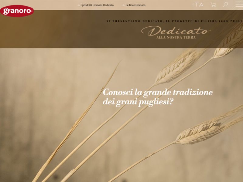 Technoretail - Granoro: nuovo sito web per una user experience intuitiva e immersiva 