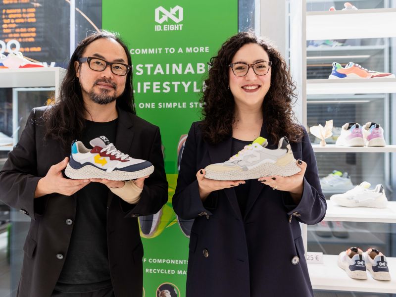 Technoretail - Id.Eight: sneaker realizzate con gli scarti dell’industria alimentare 
