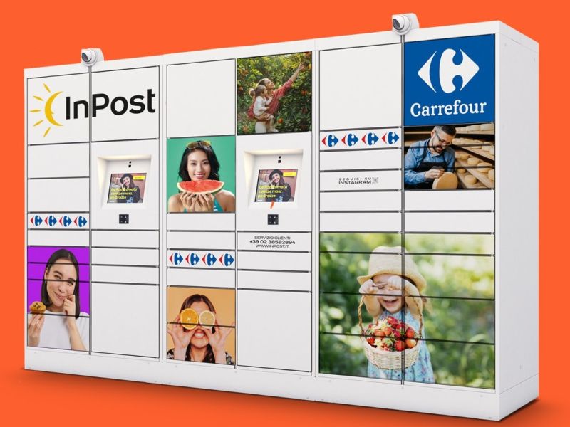 Technoretail - InPost installa 100 nuovi locker nei supermercati Carrefour 