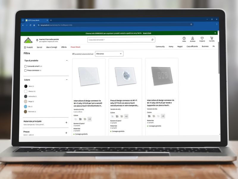 Technoretail - I dispositivi iotty sono ora disponibili sui marketplace Leroy Merlin 