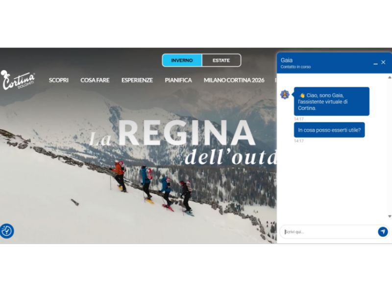 Technoretail - L’assistente virtuale di Covisian guida i turisti di Cortina D’Ampezzo 