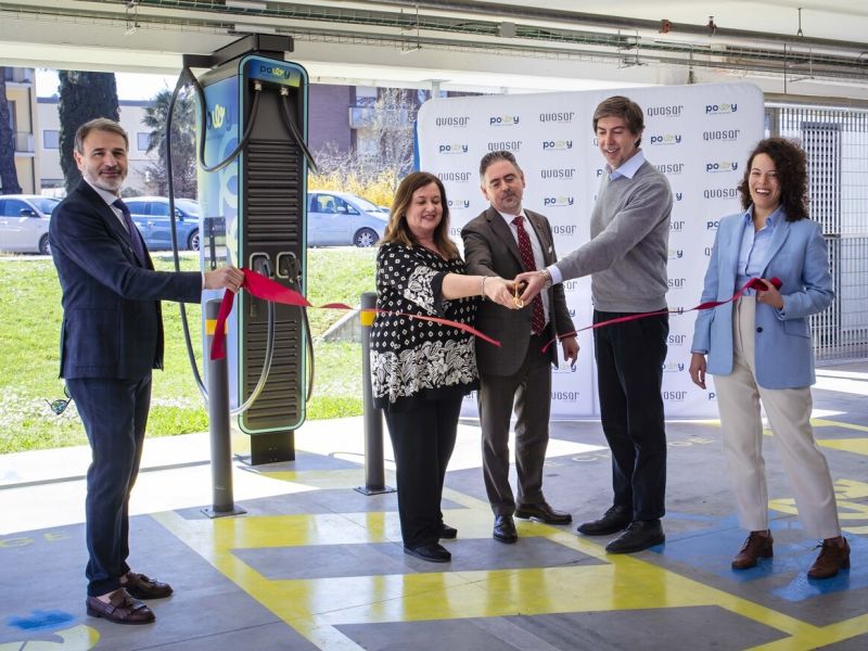 Technoretail - Powy inaugura una nuova stazione di ricarica veloce al Quasar Village 