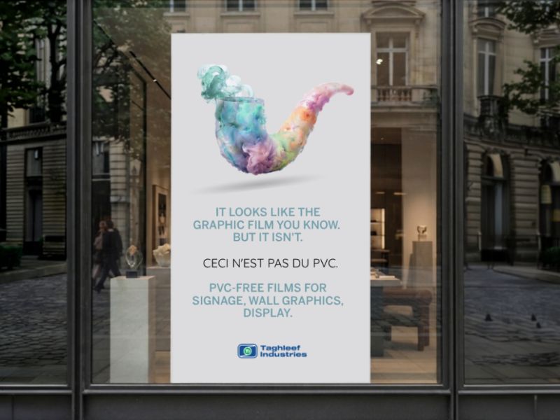 Taghleef lancia una gamma di film grafici senza Pvc per insegne, wall graphics e display
